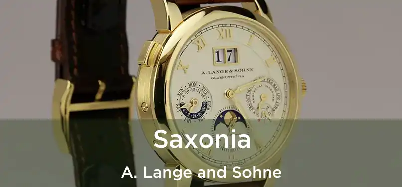  Saxonia A. Lange and Sohne